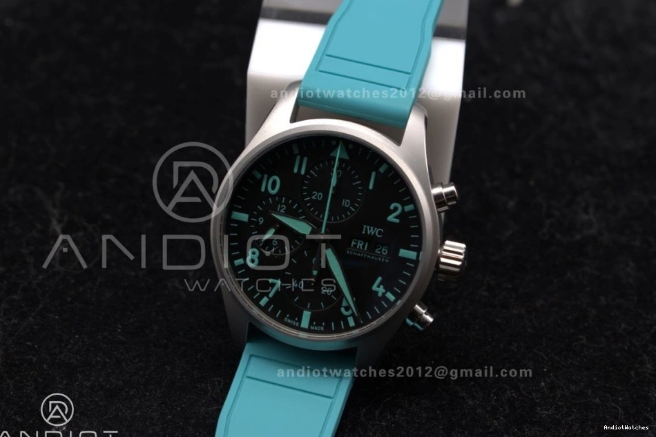2023 TEAM FORMULA IW388106  IWC ONE TW Petronas  1:1 Green Mercedes-AMG Best Durable 496 Chronograph Factory 0822
